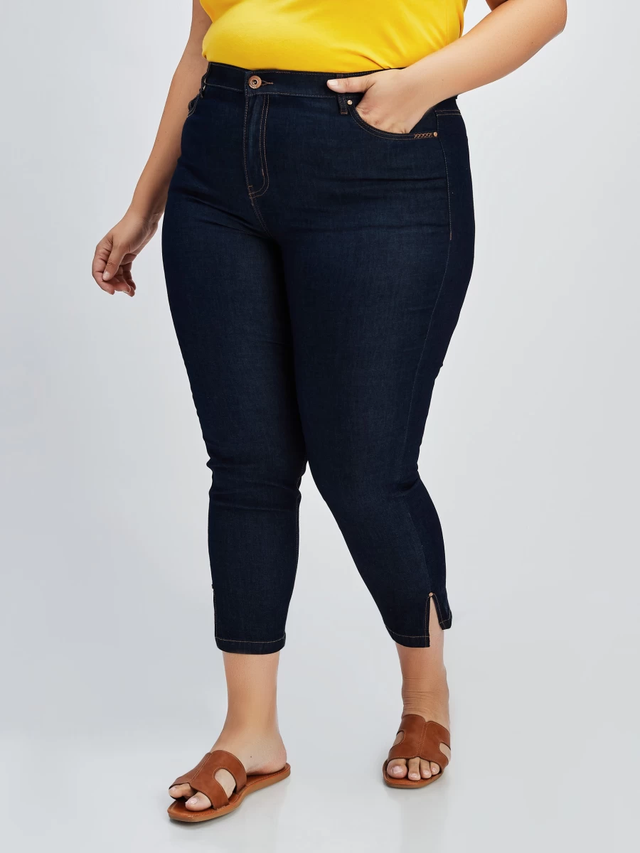 "Claire France Women's Skinny Fit Ankle Jeans - Slim Fitted Stretch Denim Pants"