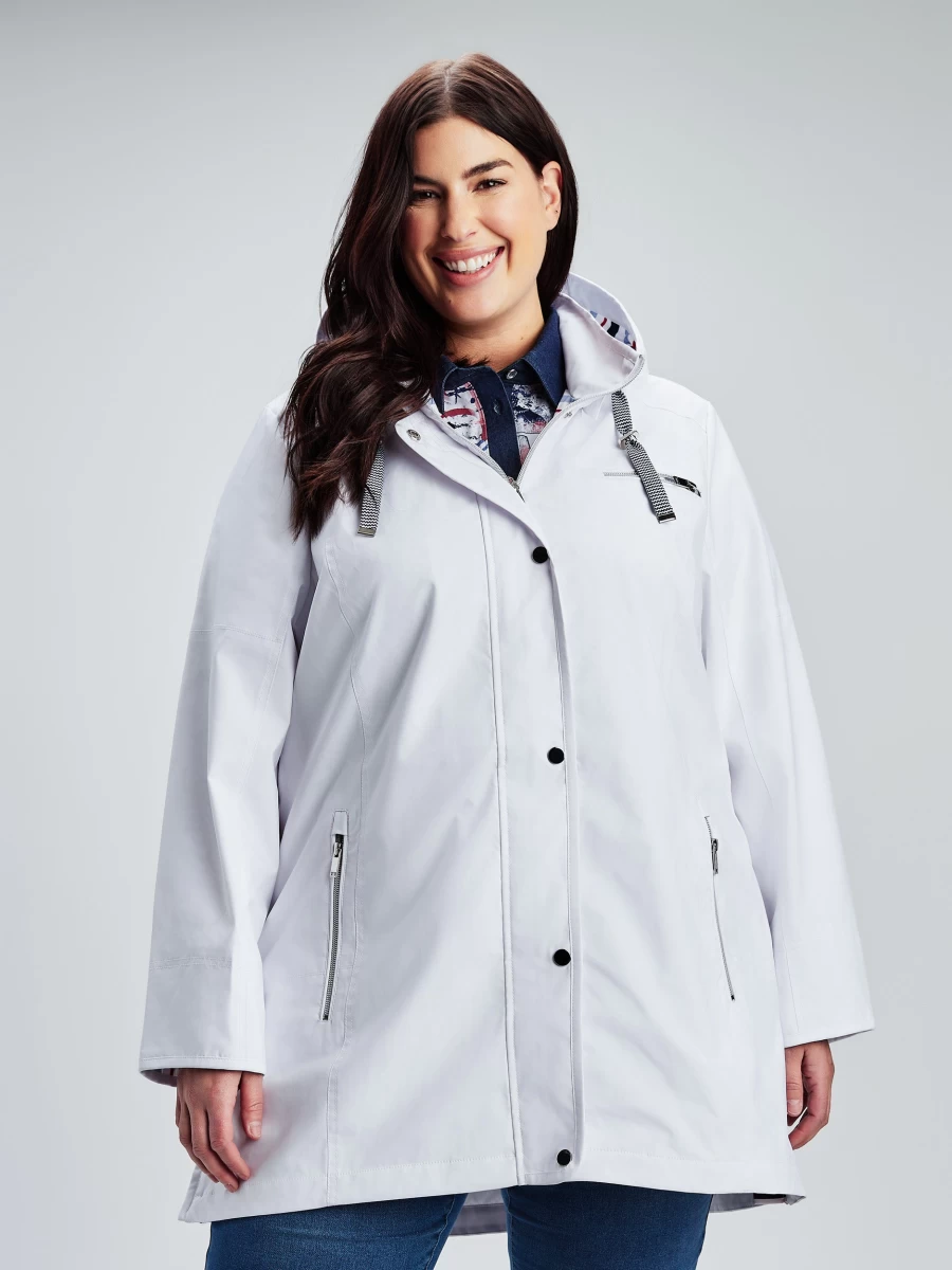"Claire France Women's Water-Repellent Trench Coat – Lightweight Raincoat for All Seasons"
