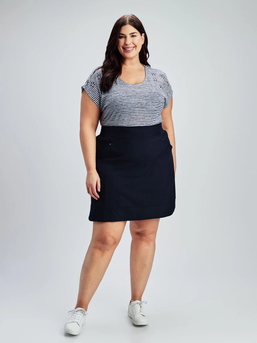 "Claire France Women's Skort - Stylish and Comfortable Skirt-Shorts Hybrid"