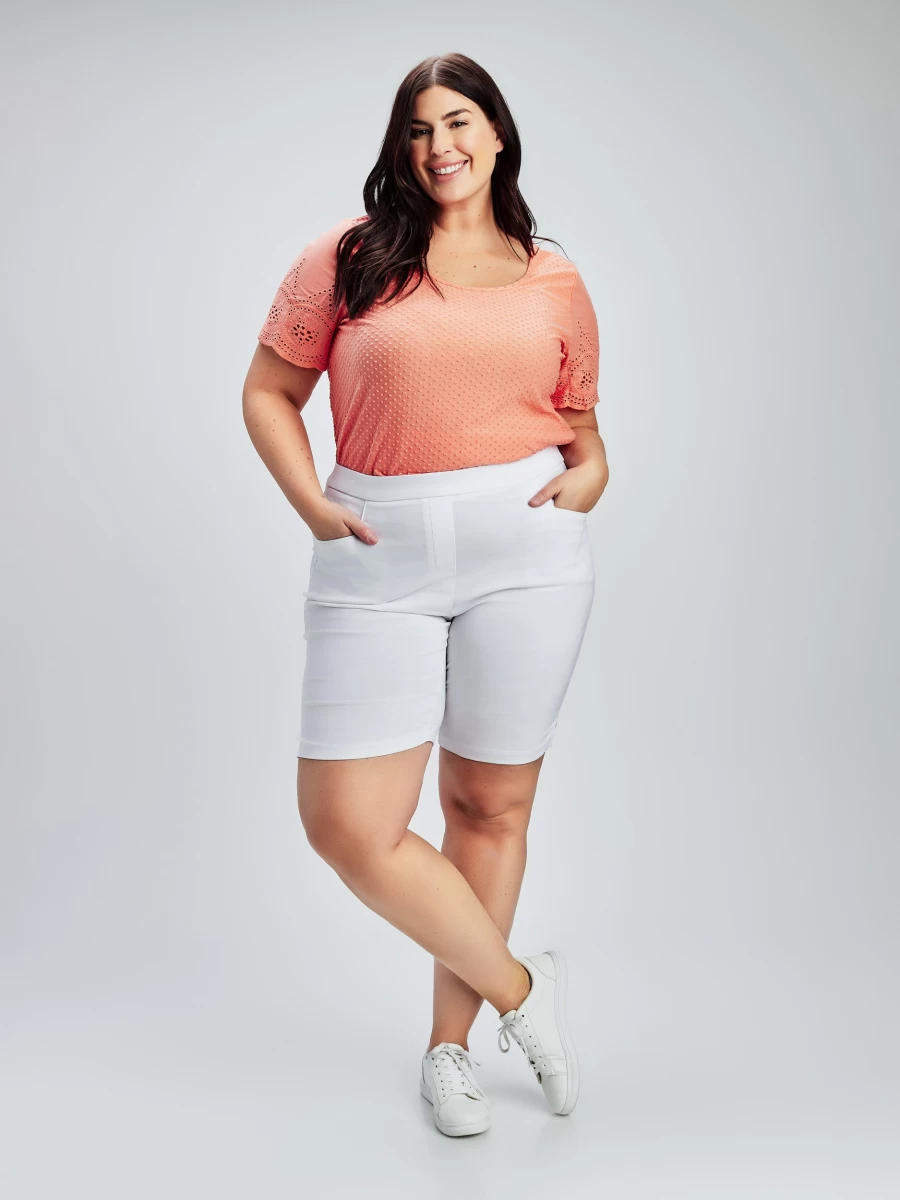 Véro par Véronique Cloutier Women's Bermuda Shorts - Comfortable & Stylish Summer Shorts