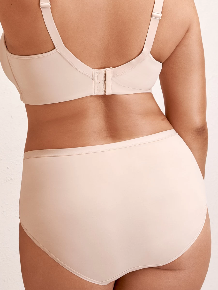 Claire France Women's High-Rise Microfiber Briefs - Soft Comfort Underwear