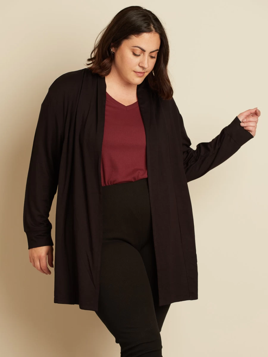 Claire France Women's Cozy Lounge Cardigan - Soft Knit Comfort Wear