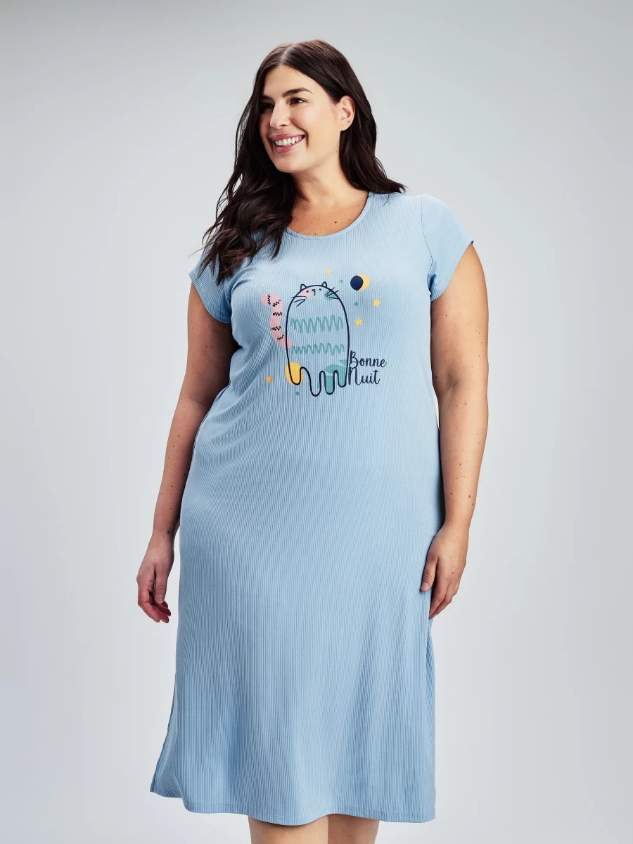 Claire France Women's Elegant Night Gown - Soft Comfortable Sleepwear for Women