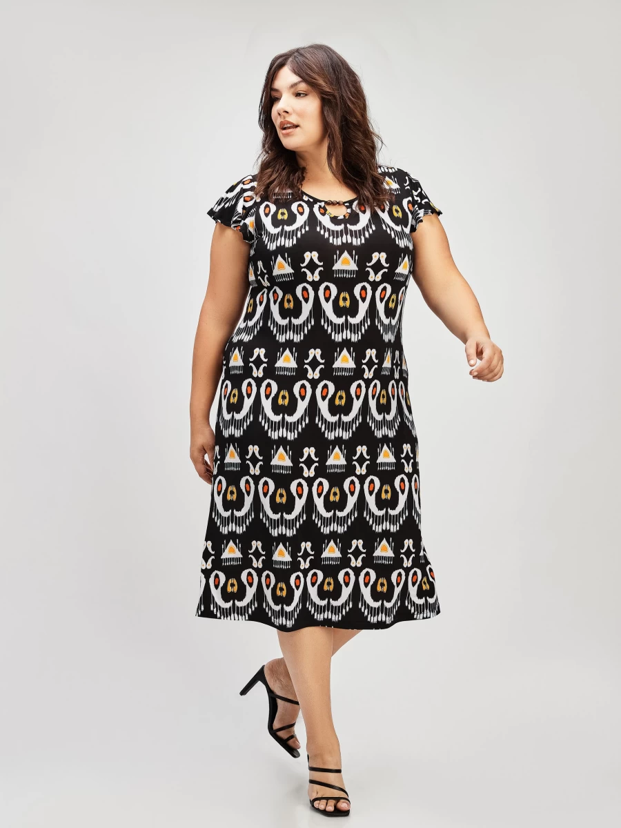 Véro par Véronique Cloutier Women's A-Line Long Knit Dress - Elegant Maxi Dress for Women