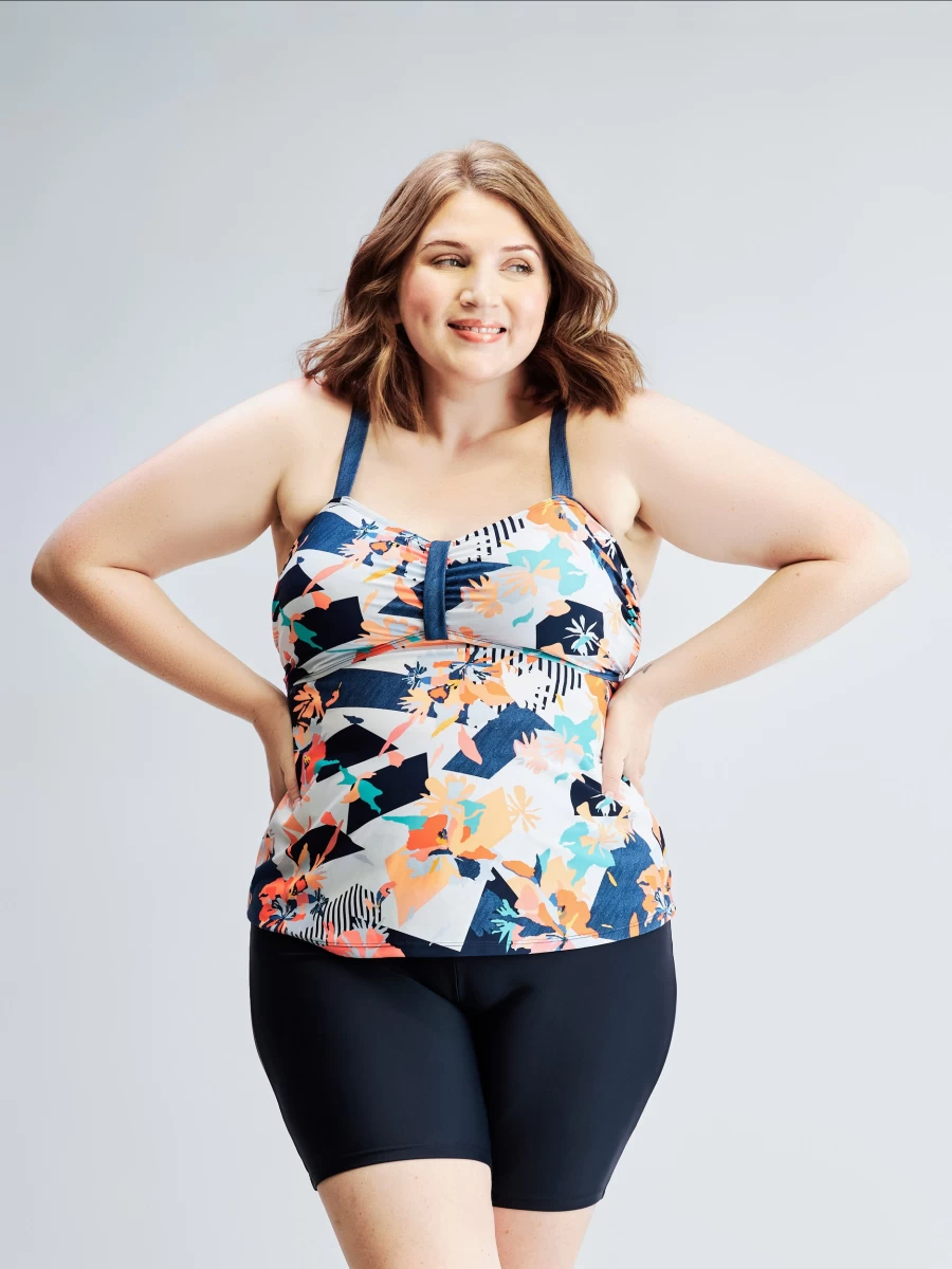 "Véro par Véronique Cloutier Women's Tankini Top | Stylish Swimwear for Women"