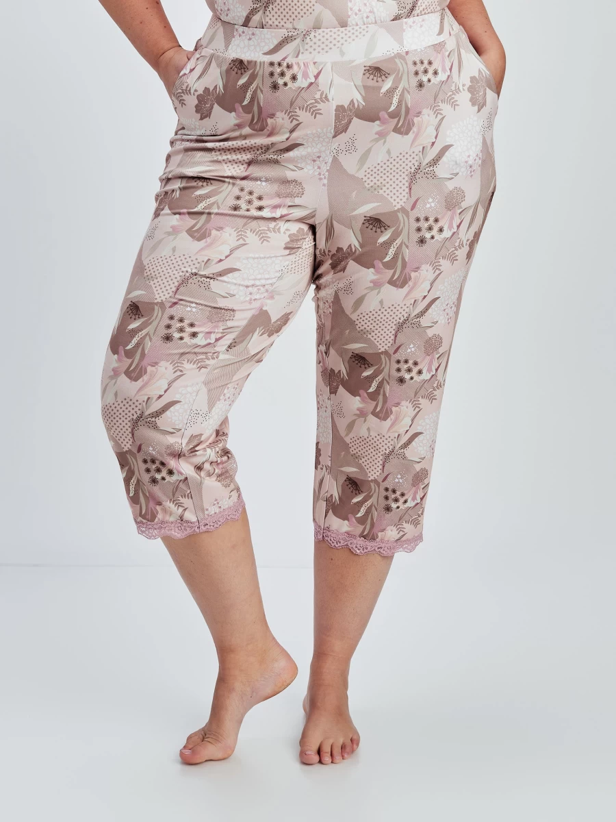 Lily-Rose Women's Comfortable Summer Capri Pyjama Set for Relaxation & Sleep