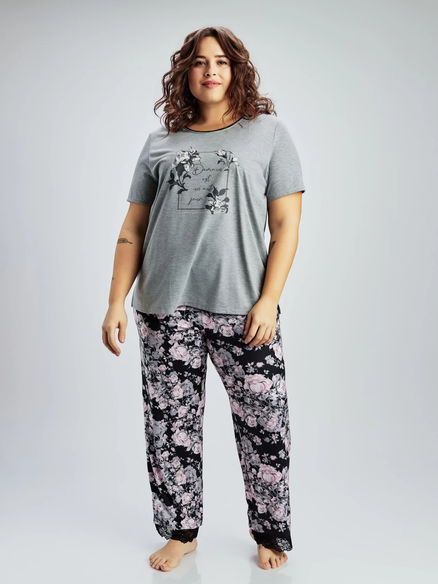 "Claire France Women's Straight Leg Sleep Pants - Comfortable Pyjama Bottoms"