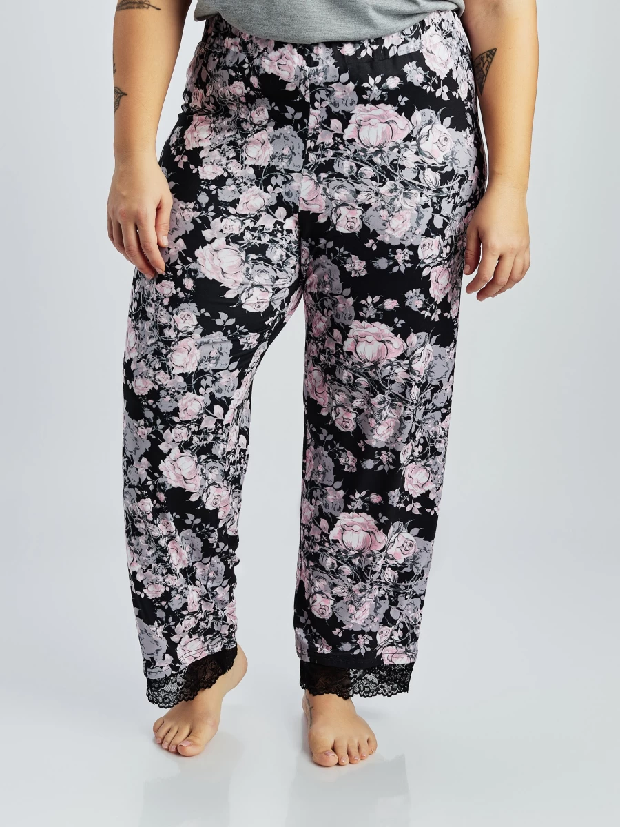 "Claire France Women's Straight Leg Sleep Pants - Comfortable Pyjama Bottoms"