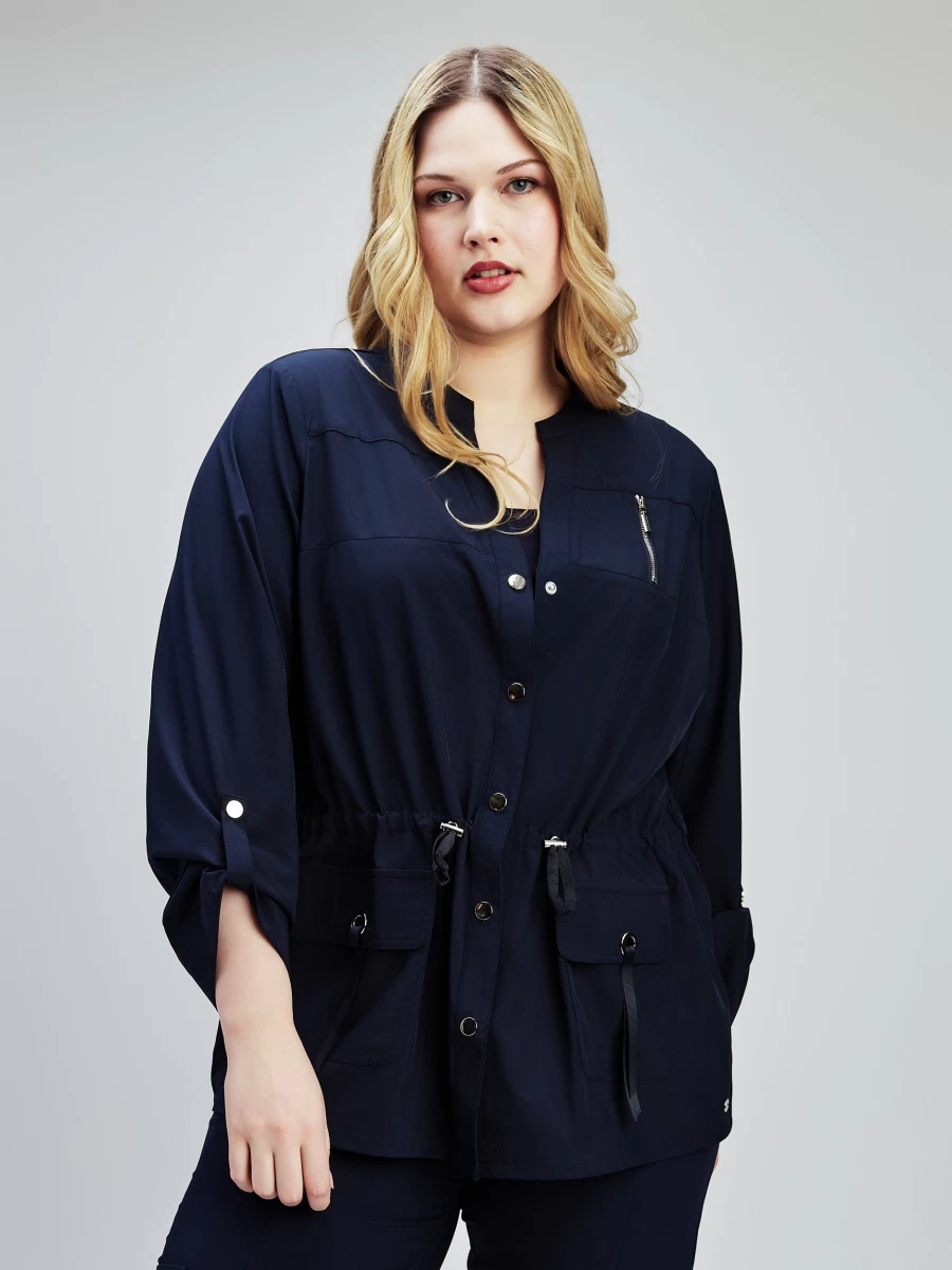 Claire France Women's Semi-Fitted Blazer - Stylish Tailored Jacket for Office & Casual Wear