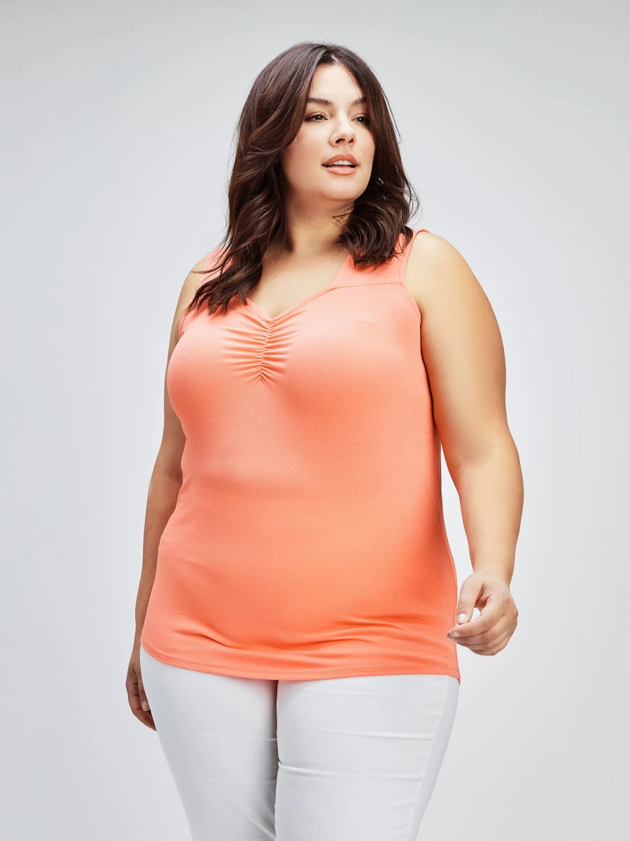 "Claire France Women's Semi-Fitted Tank Top - Stylish & Comfortable Casual Wear"