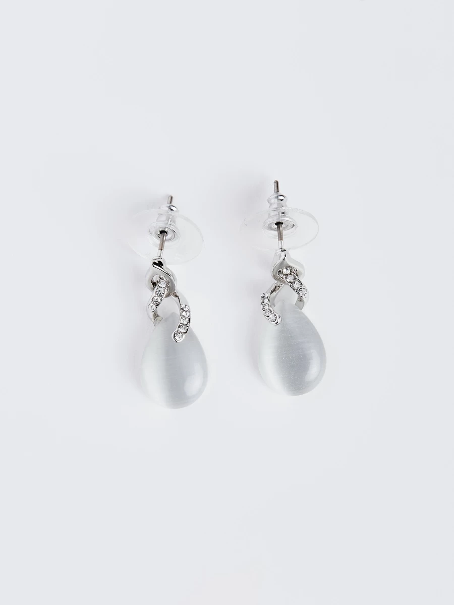 Claire France Silver Earrings for Women - Elegant Sterling Silver Studs & Dangle Earrings