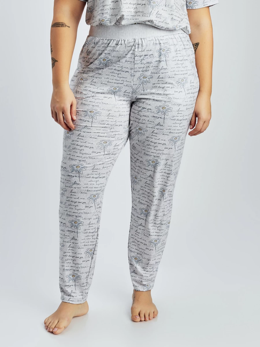Lily-Rose Women's Slim Fit Sleep Pants - Comfortable Narrow Leg Pyjama Bottoms for Lounge & Bed