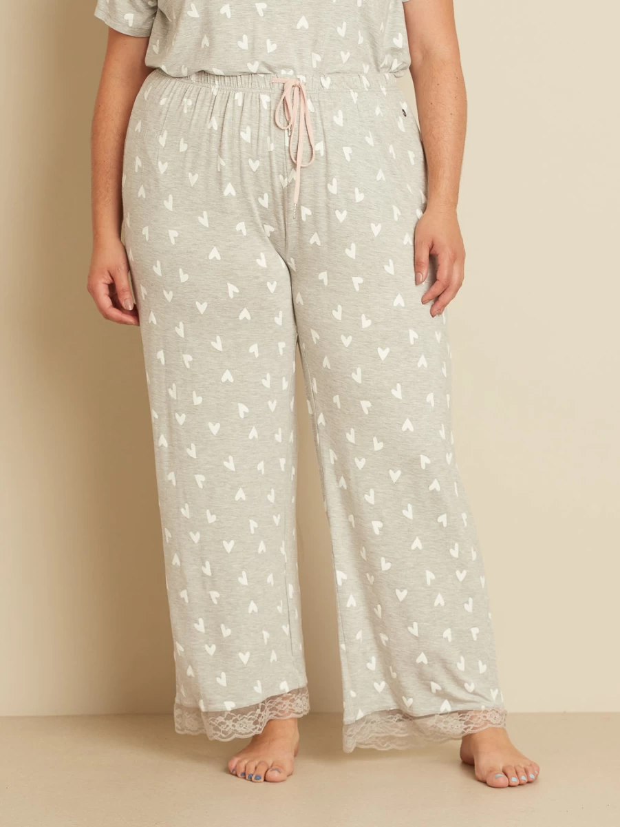 "Claire France Women's Straight Leg Sleep Pants - Comfortable Pyjama Bottoms"